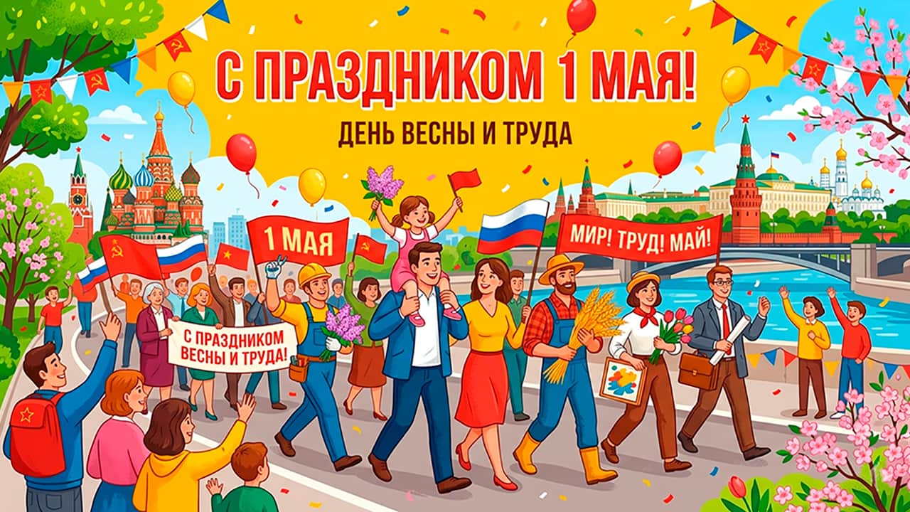 Компания Futula поздравляет с Праздником Весны и Труда!
