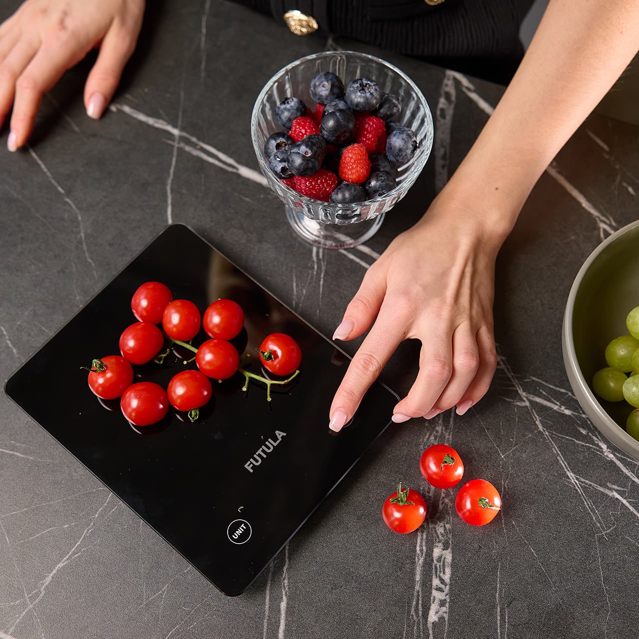 Весы кухонные Futula Kitchen Scale 2 (чёрные)
