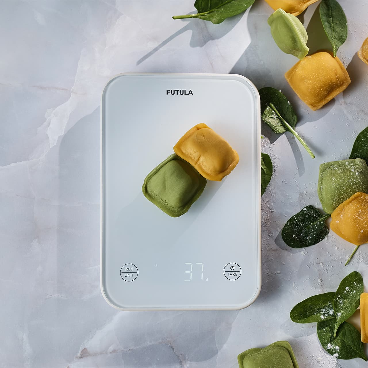 Futula Kitchen Scale 5 способны измерять вес до 5 килограммов с точностью до 1 грамма