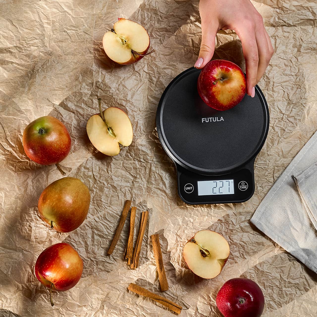 Futula Kitchen Scale 6 способны измерять вес до 6 килограммов с точностью до 0,1 грамма