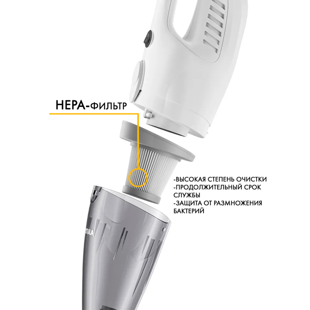 Проводной пылесос Futula Vacuum Cleaner V2 (белый)