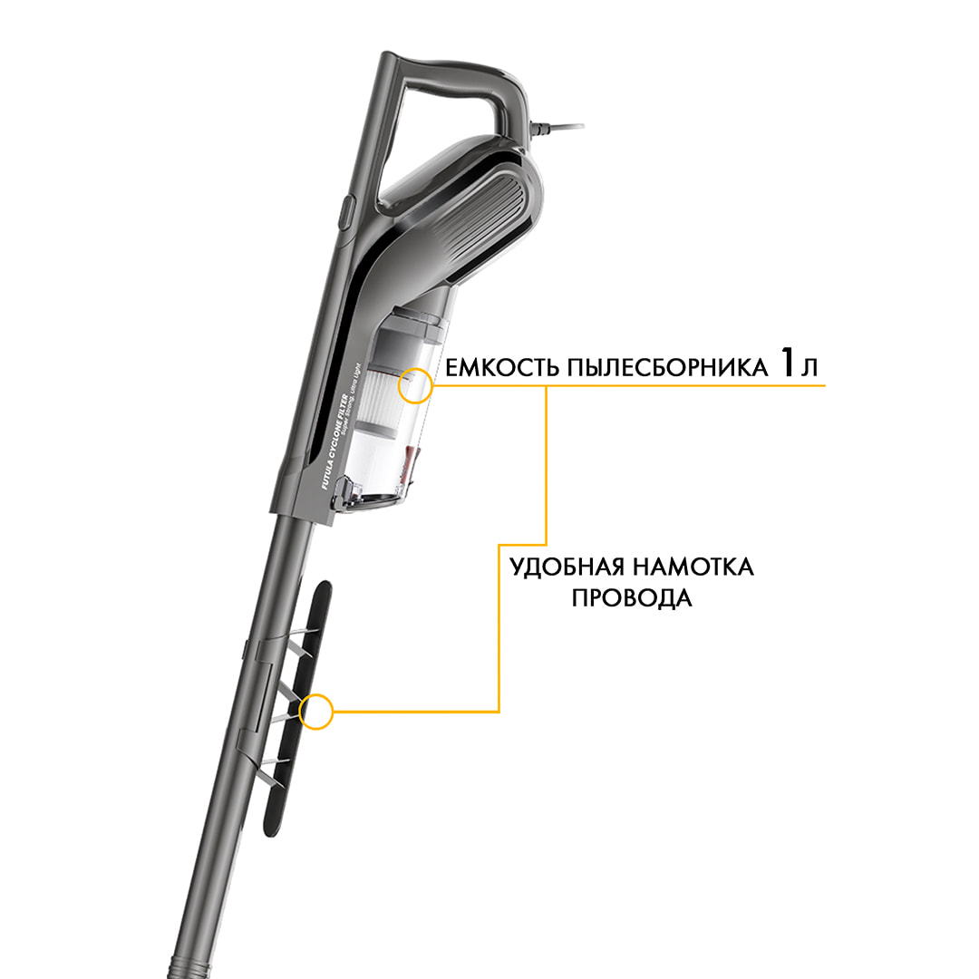 Проводной пылесос Futula Vacuum Cleaner V4 (Black)
