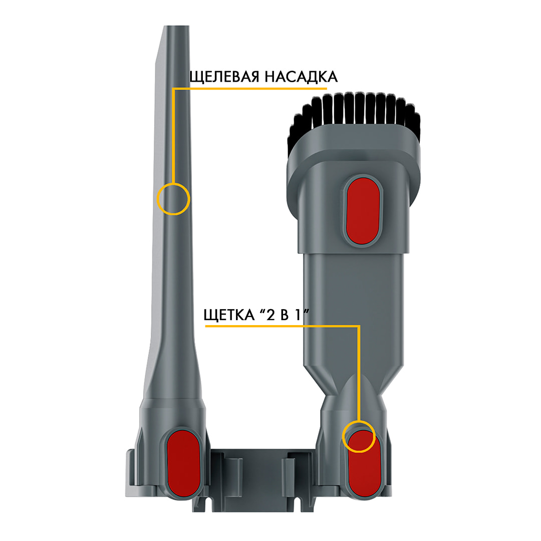 Беспроводной пылесос Futula Cordless Vacuum Cleaner V8 (Grey)