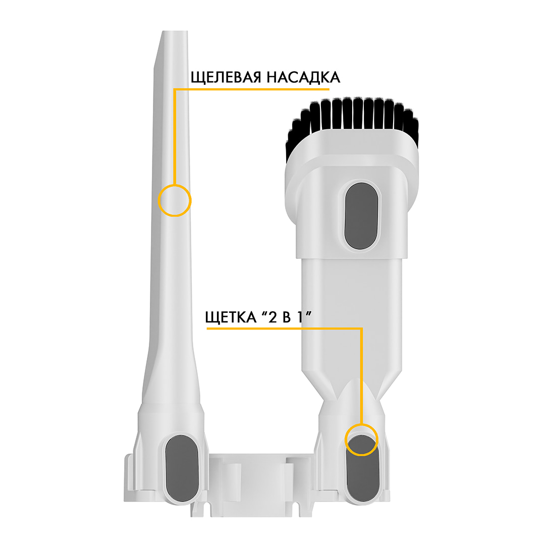 Беспроводной пылесос Futula Cordless Vacuum Cleaner V8 (белый)
