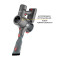 Беспроводной пылесос Futula Cordless Vacuum Cleaner V12 (Red Grey)
